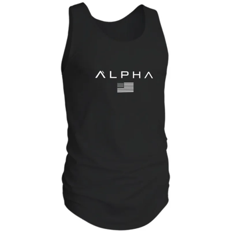 Sleeveless Gym T Shirt Men Running Shirt Summer Vest Cotton Breathable Mens Tank Top Gym Workout Fitness T-Shirt Sport Shirt 20