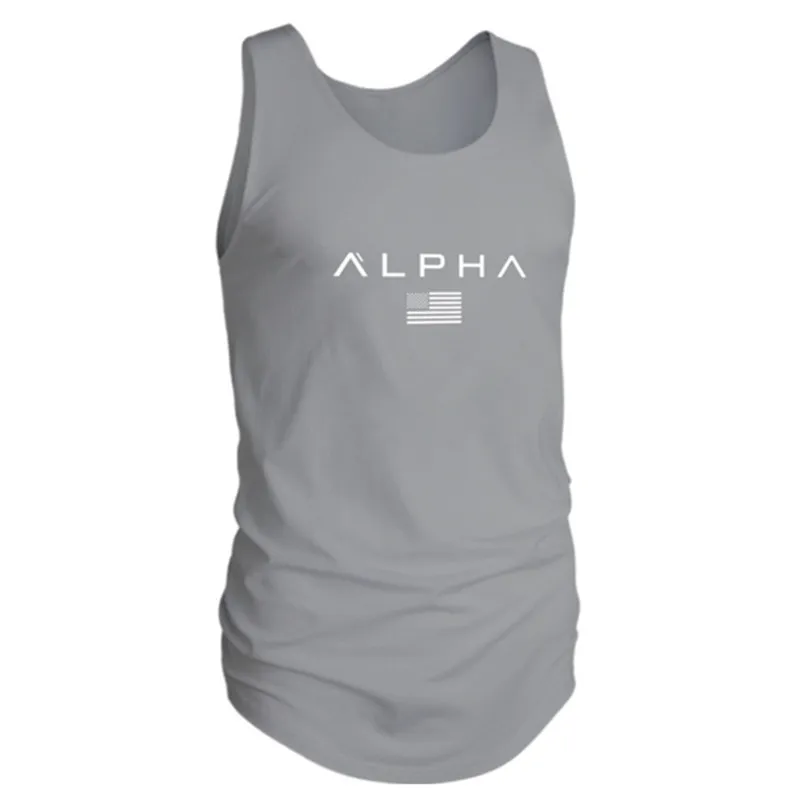 Sleeveless Gym T Shirt Men Running Shirt Summer Vest Cotton Breathable Mens Tank Top Gym Workout Fitness T-Shirt Sport Shirt 23