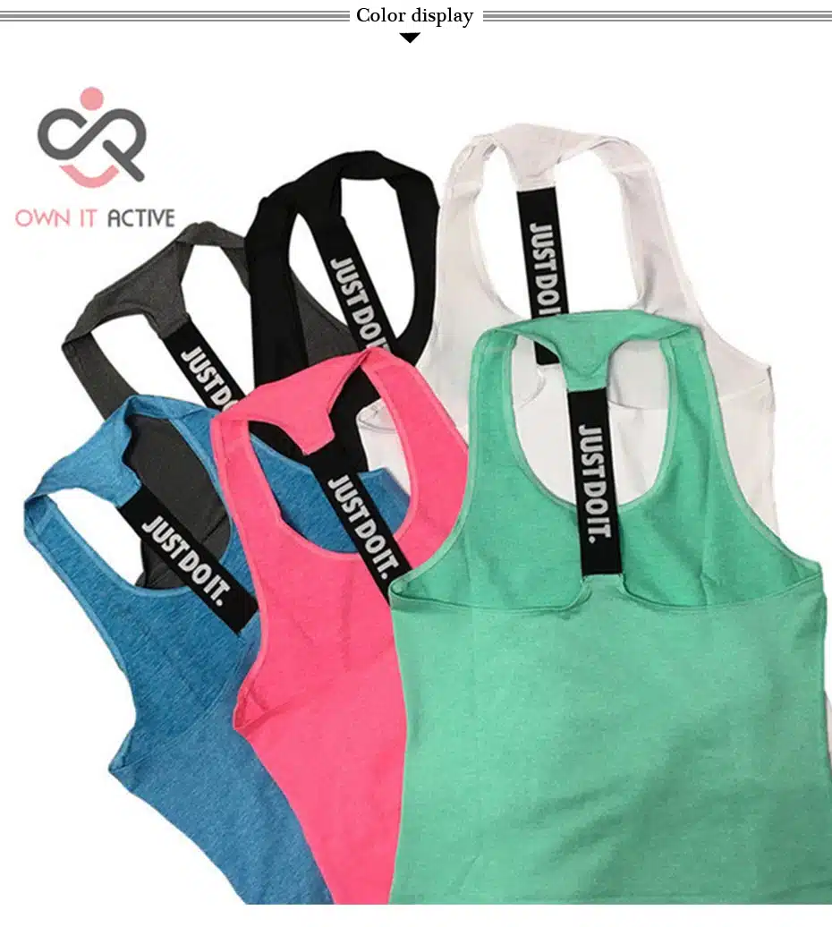 Women Gym Sports Vest Sleeveless Shirts Tank Tops Vest Fitness Running Clothes Tight Quick Dry Sport Tank Top Singlets P067 23