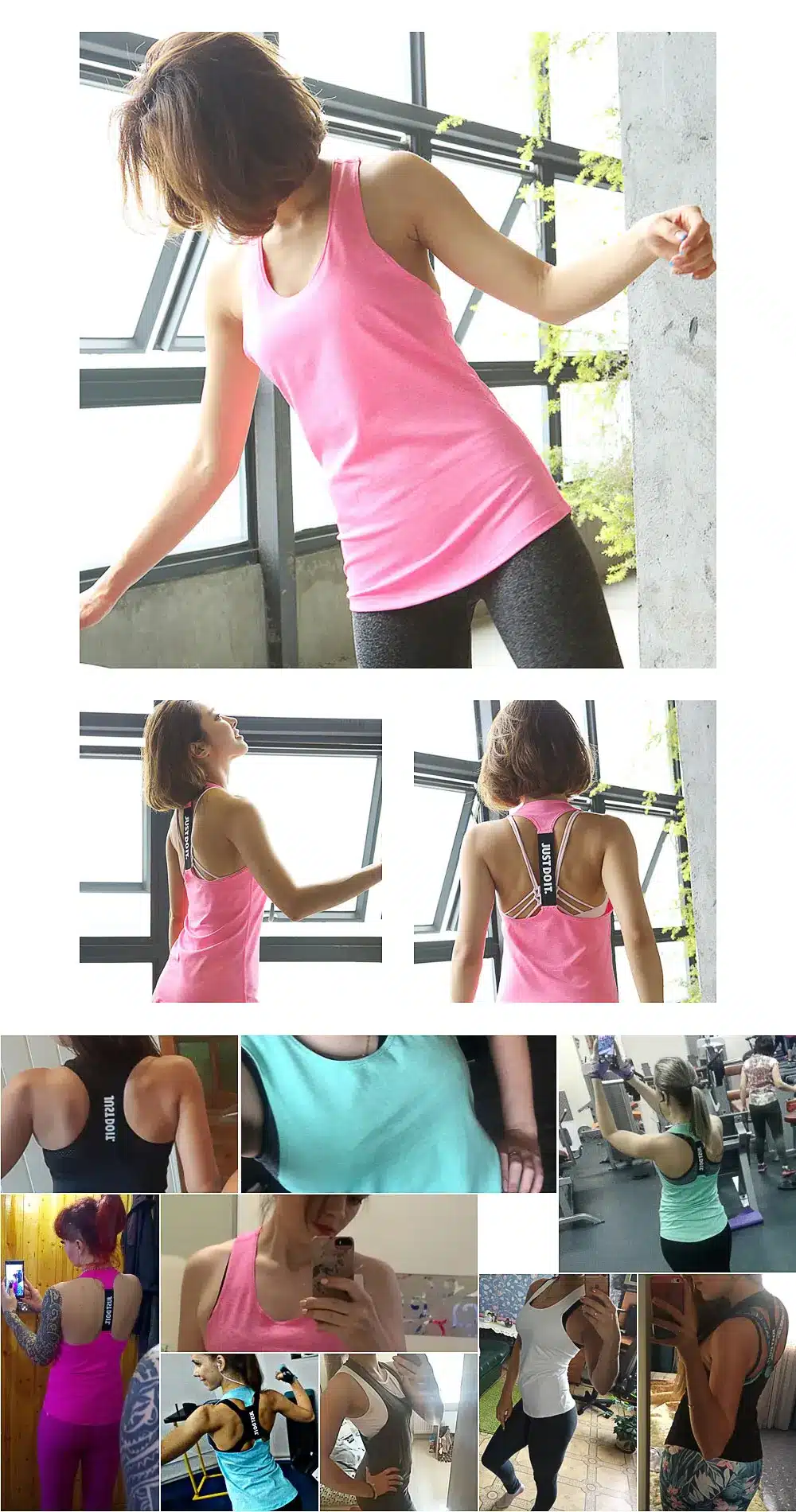 ALBREDA Women yoga sport vest Professional sleeveless Quick Drying Fitness Running Tank Top Gym Yoga shirt fitness Vest 6 colors 17