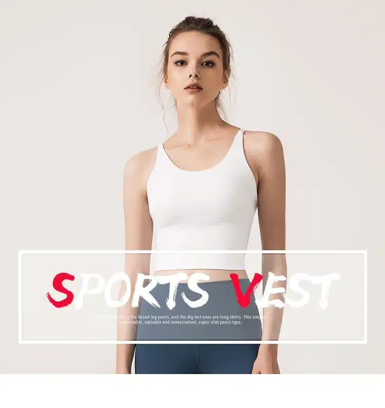 Colorvalue Solid Spaghetti Straps Yoga Gym Crop Tops Women Quick Dry Running Sport Bras Wireless Fitness Jogger Vest Tank Tops 1