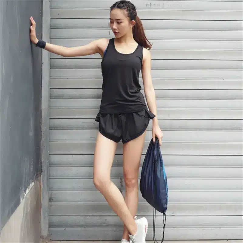 Professional Yoga Top Vest Sleeveless Sport Shirt Women Running Gym Shirt Women Sport Jerseys Fitness Yoga Shirt Tank Top 19
