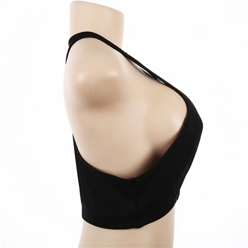 Black Mesh Yoga Shirt Sport Top Fitness Brassiere Workout Sportswear Active Wear Women Fitness Tank Top Gym Clothes 6