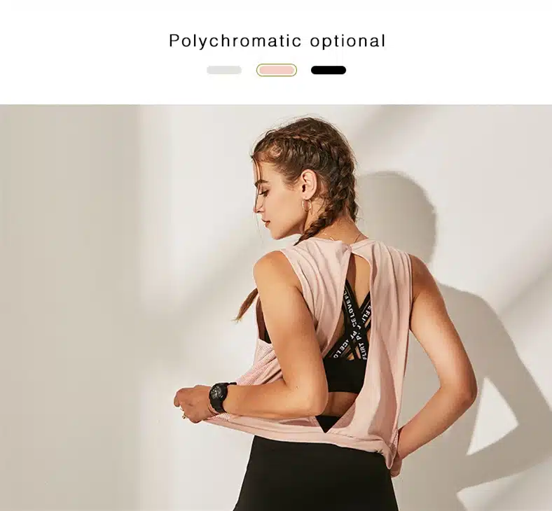 Women's Tank Workout Tops Sports Wear For Women Gym T-shirt Open Back Yoga Top Sport Blouses Woman Fitness Shirt Female Jersey 13