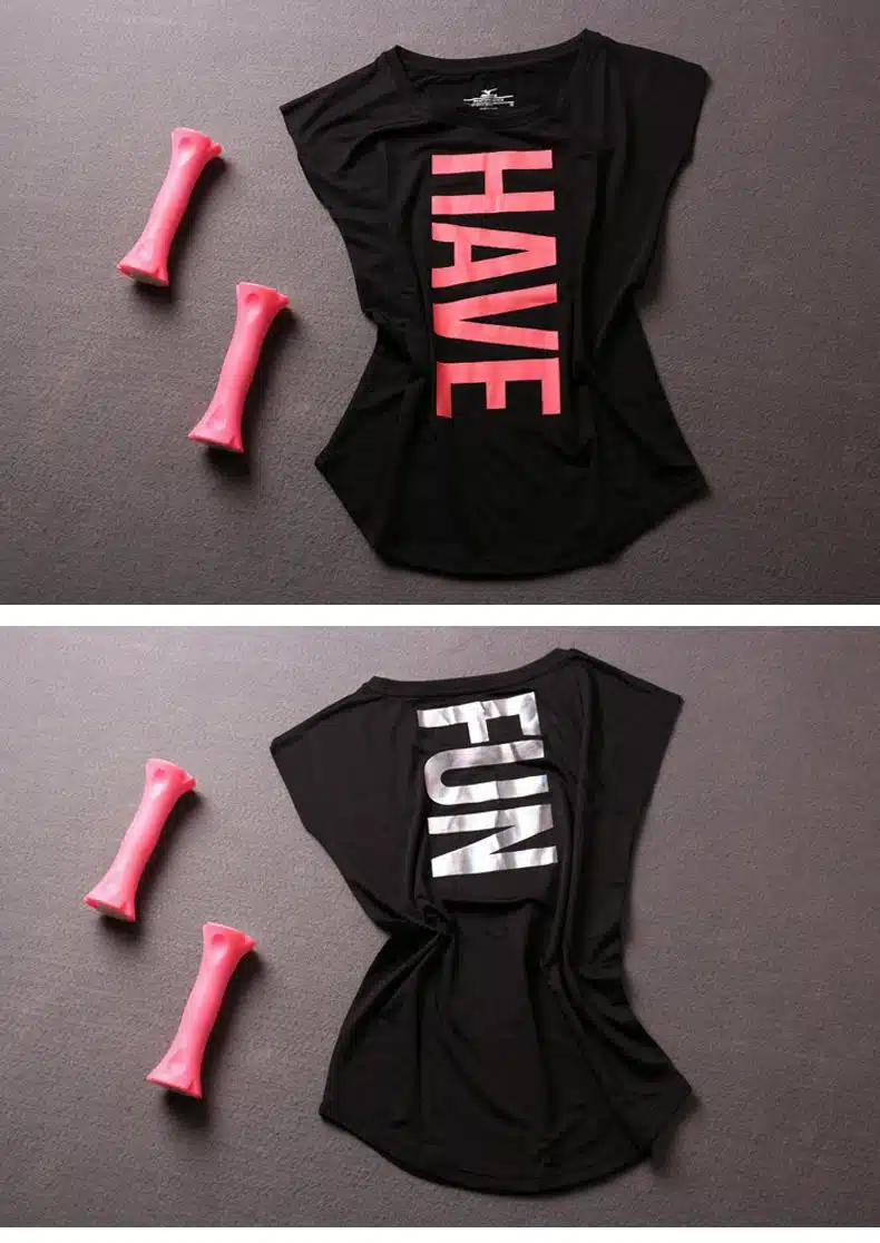 Gym Woman Tank Yoga Top Sport T Shirt For Fitness Workout Sports Wear Tops For Women Jersey Women's Clothing Female Sportswear 17