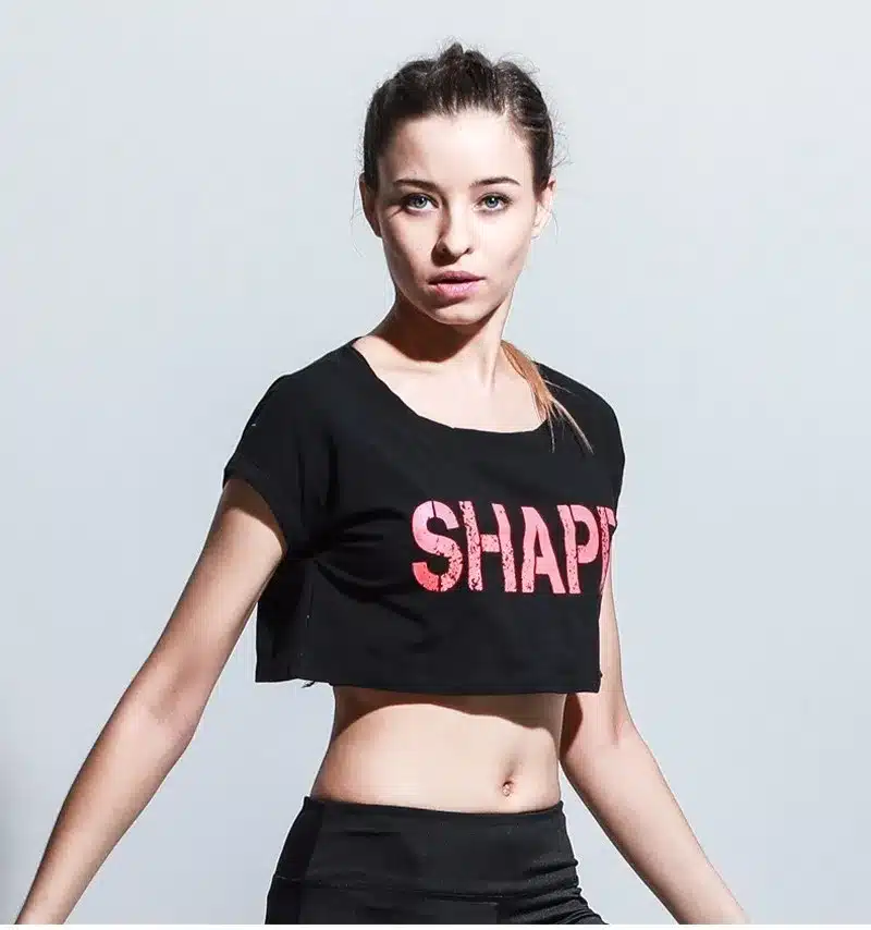 Sport T Shirt Women Sport Top Short Sleeve Yoga Shirt Fitness Women Crop Top Workout Jogging Running T-shirt Tank Top Sportswear 23
