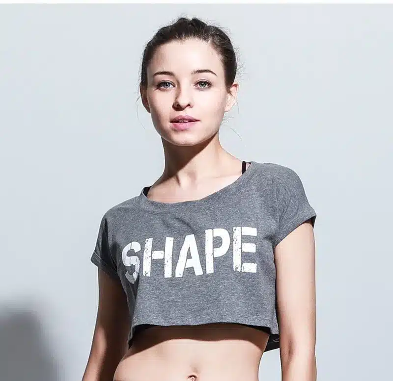 Sport T Shirt Women Sport Top Short Sleeve Yoga Shirt Fitness Women Crop Top Workout Jogging Running T-shirt Tank Top Sportswear 27