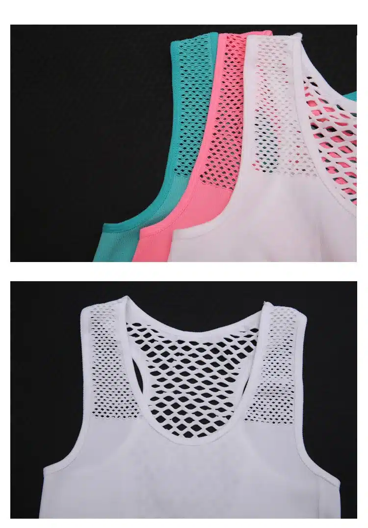 Womens Yoga Shirt Yoga Tank Tops Hollow Back Top Gym Jogging Vest Female Running Top Woman Fitness Sport Top Sexy Yoga Clothing 25