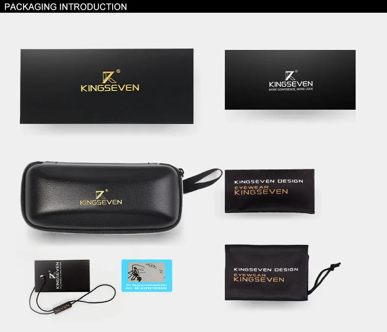 KINGSEVEN HD Sunglasses Polarized Retro Big frame luxury Eyewear Lady Brand Designer Sun glasses Oculos de sol 8