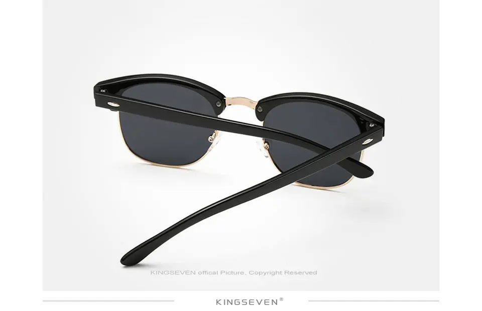 KINGSEVEN Polarized Sunglasses Women Retro Metal Frame Sun Glasses Famous Lady Brand Designer Oculos masculino lentes de sol 17