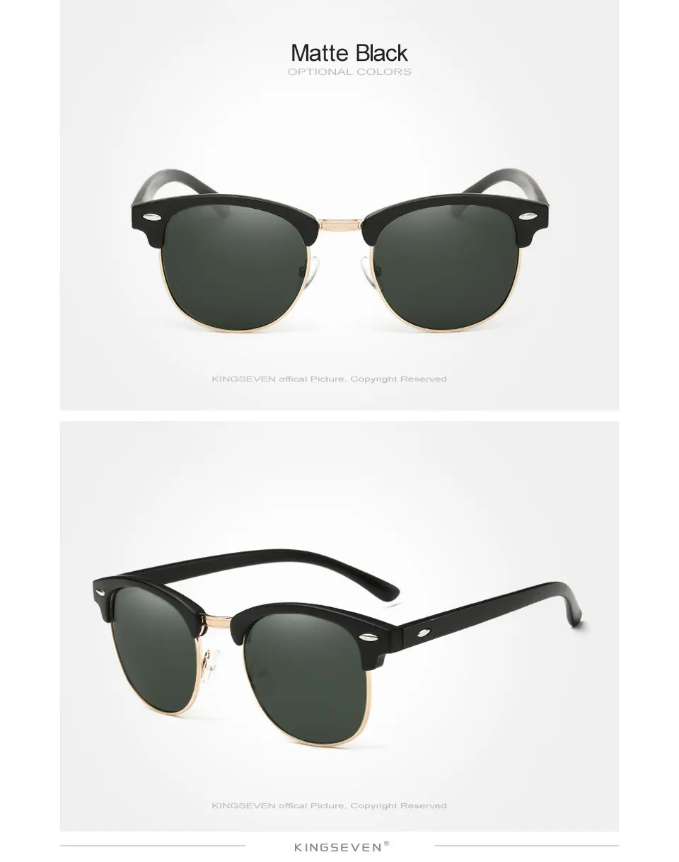 KINGSEVEN Polarized Sunglasses Women Retro Metal Frame Sun Glasses Famous Lady Brand Designer Oculos masculino lentes de sol 19