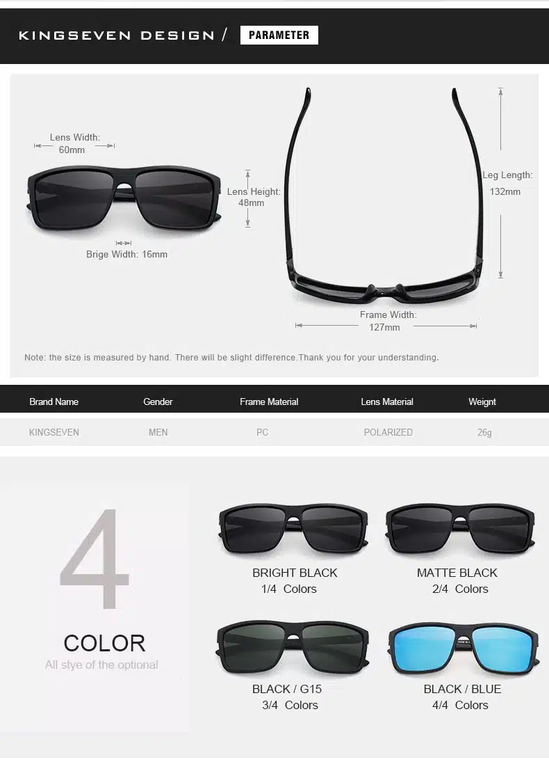 KINGSEVEN Original Sunglasses Women Men Brand Design TR90 Frame Sun Glasses For Men Fashion Classic UV400 Square Eyewear S730 1