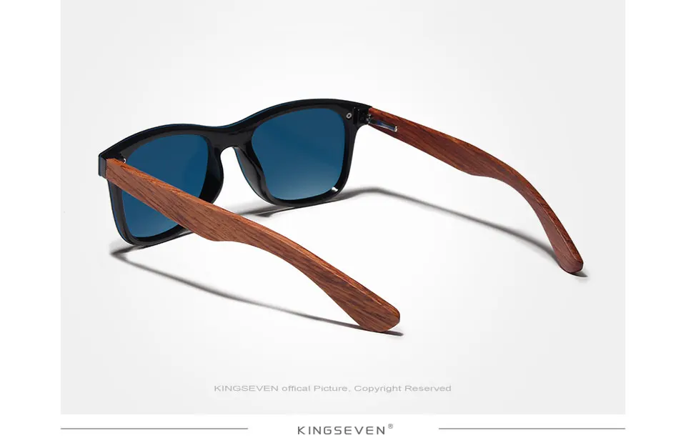KINGSEVEN Natural Wooden Sunglasses Men Polarized Fashion Sun Glasses Original Wood Oculos de sol masculino 19