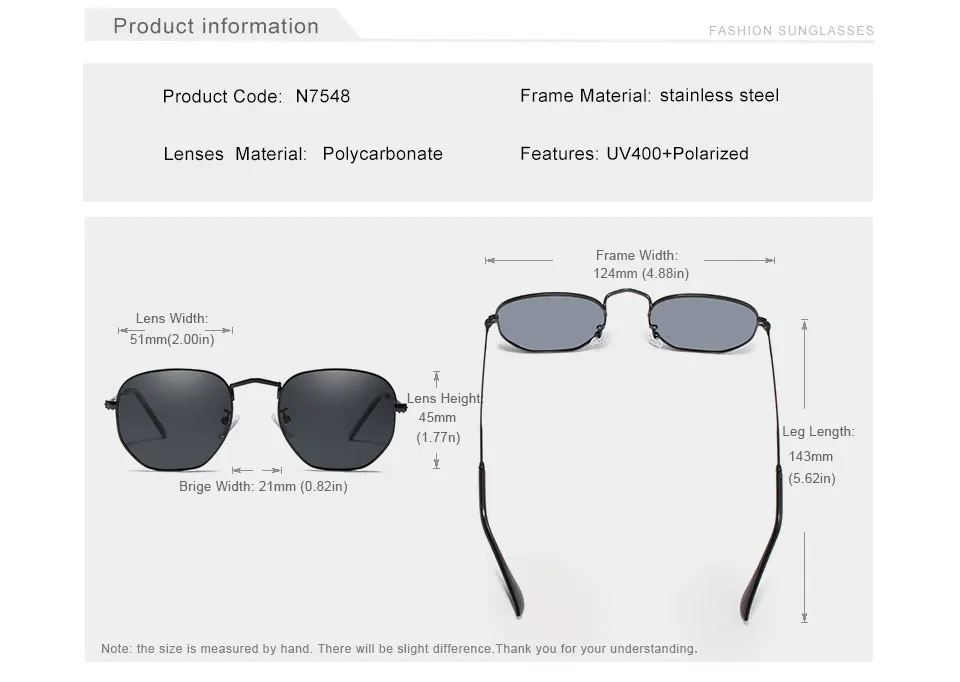 KINGSEVEN 2019 Classic Reflective Sunglasses Men Hexagon Retro Sun glasses Stainless Steel Eyewear Oculos Gafas De Sol Shades 14