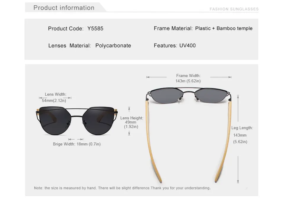 KINGSEVEN Handmade Wood Sunglasses Men Bamboo Sunglass Women Brand Design Original Wood Glasses Oculos de sol masculino 4