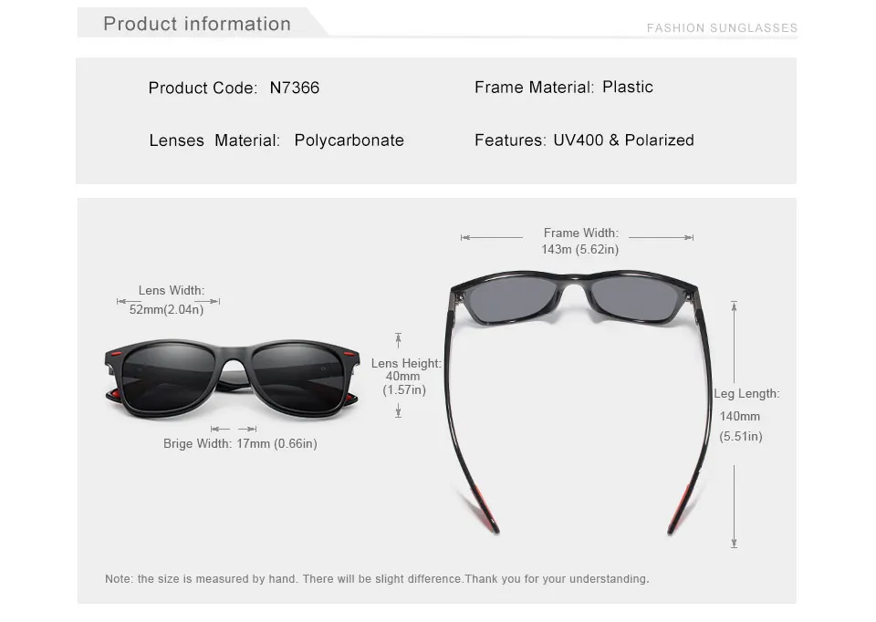 Original KINGSEVEN Brand Classic Polarized Sunglasses Men Women Driving Square Frame Sun Glasses Male Goggle UV400 Gafas De Sol 15