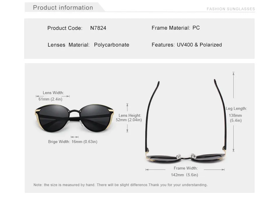 KINGSEVEN Fashion Female Polarized Sunglasses Women Cat Eye Glases Ladies Sun Glasses Mirror Original Accessories oculos de sol 14