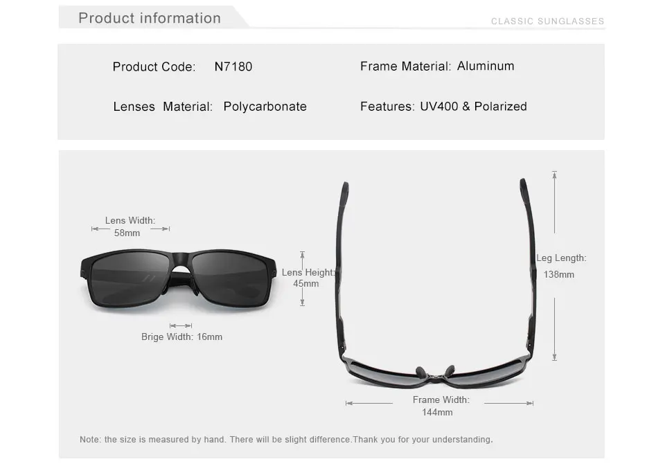 KINGSEVEN 2019 Original Polarized Sunglasses Brand Aluminum Magnesium Mirror Men Sport Driving Glasses Goggles Oculos De Sol 14