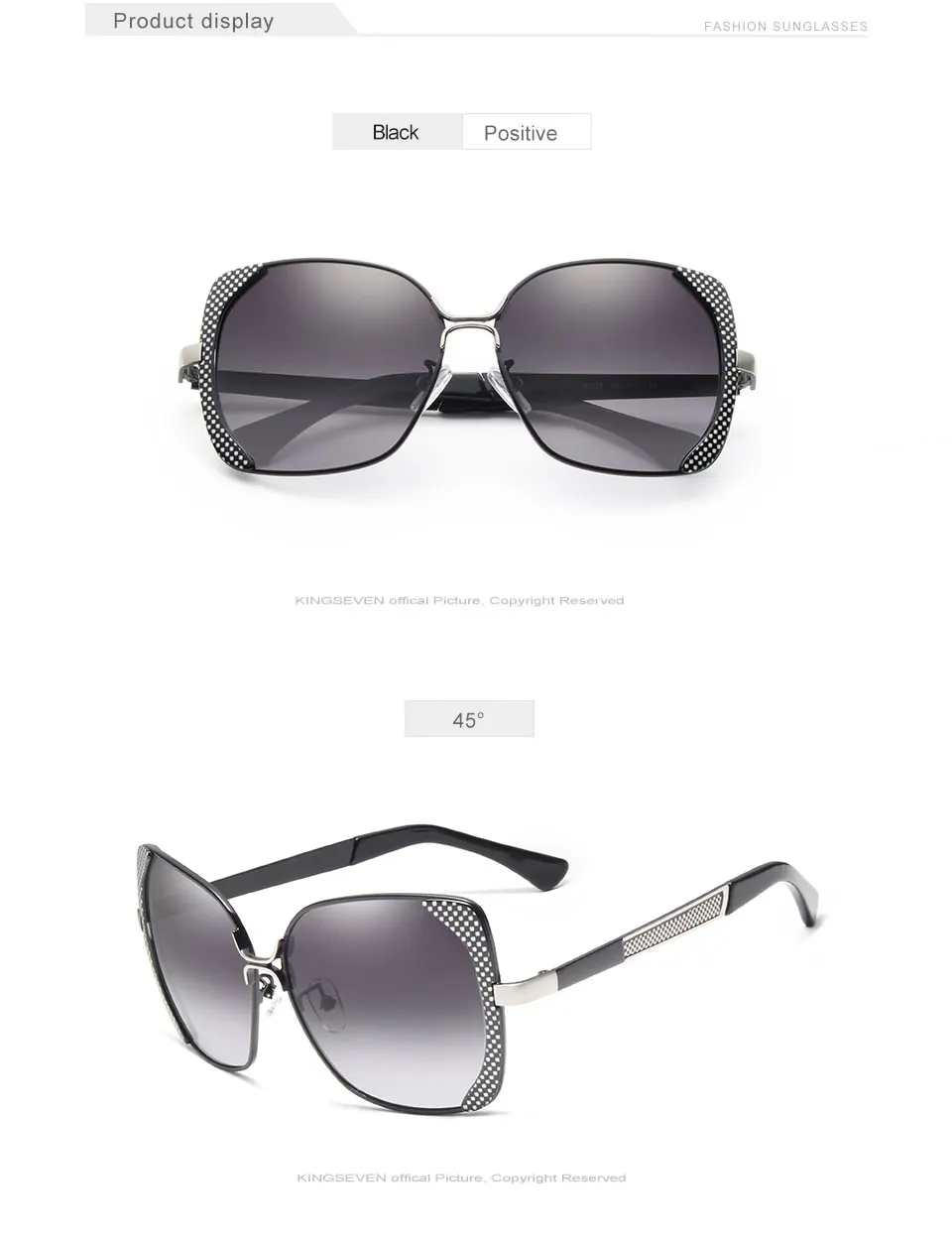 KINGSEVEN Brand Design Luxury Polarized Sunglasses Women Ladies Gradient Butterfly Sun Glasses Female Vintage oversized Eyewear 17