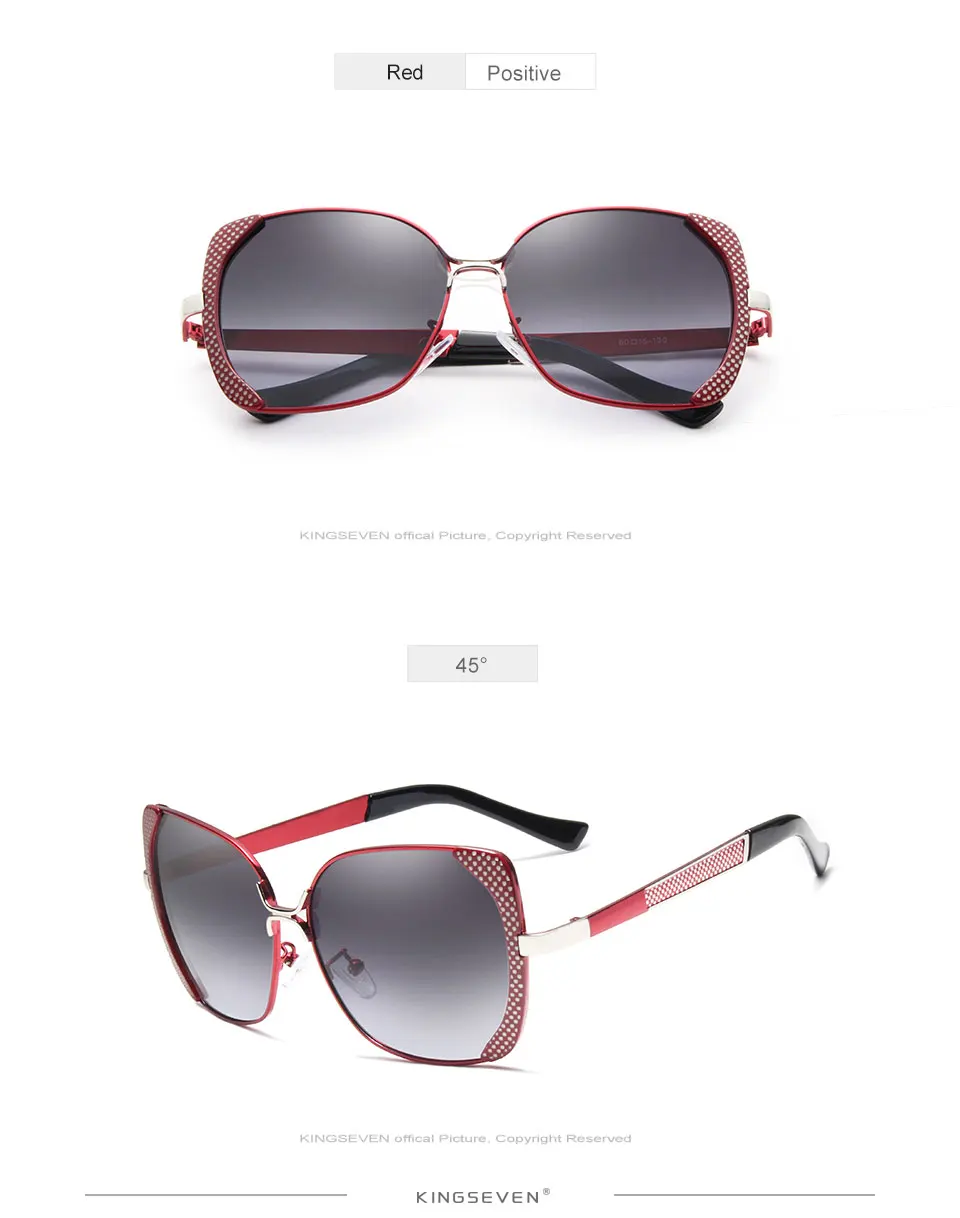 KINGSEVEN Brand Design Luxury Polarized Sunglasses Women Ladies Gradient Butterfly Sun Glasses Female Vintage oversized Eyewear 19