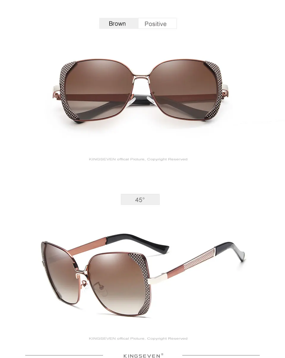 KINGSEVEN Brand Design Luxury Polarized Sunglasses Women Ladies Gradient Butterfly Sun Glasses Female Vintage oversized Eyewear 20