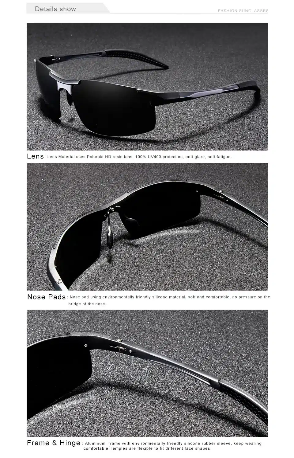 Kingseven Brand Men Glasses Polarized Coating Sunglasses Men Sun Glasses Women Goggles Night Vision Driving Sunglass 7523 22