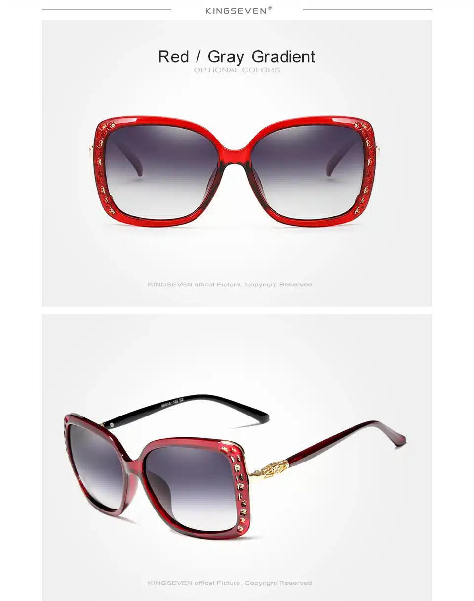 KINGSEVEN 2019 New Women Fashion Brand Designer Oval Sunglasses Butterfly Frame Summer Gradient Lens Sun glasses Retro K7215 18
