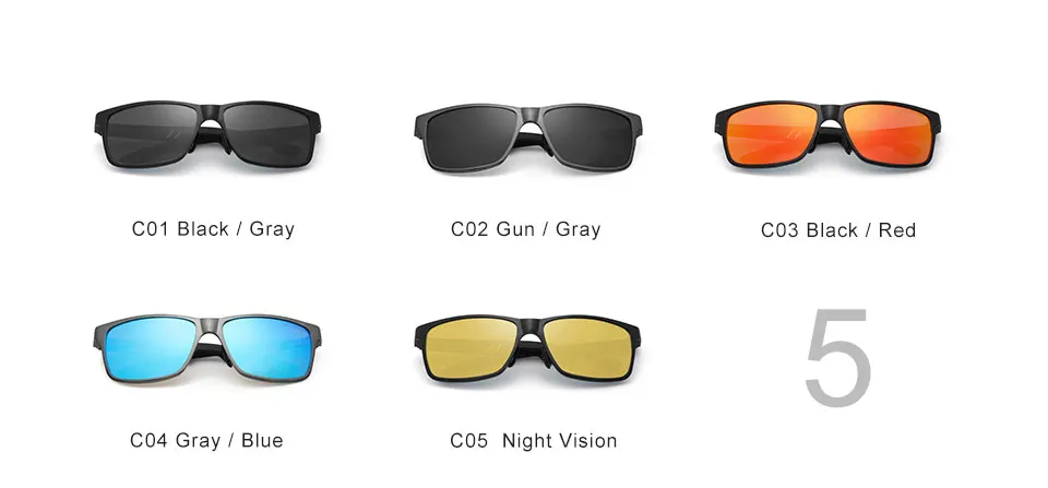 KINGSEVEN Unisex Aluminum Square Men/Women Polarized Mirror UV400 Sun Glasses Eyewear Sunglasses For Men oculos de sol 14