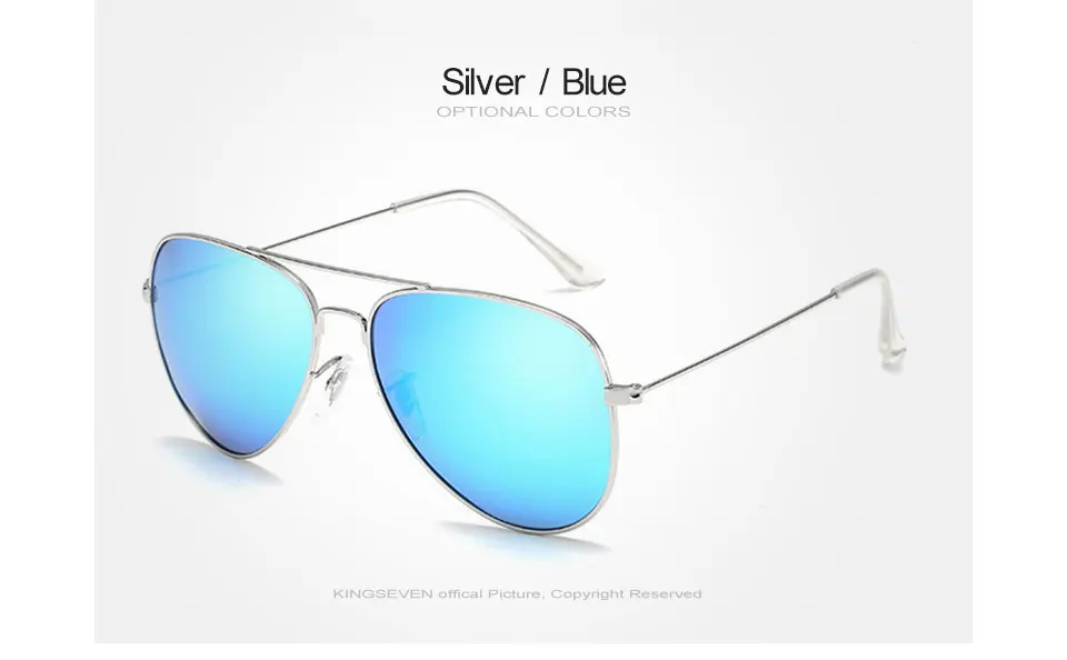 58mm Retro Classic Sunglasses Polarized Women KINGSEVEN Brand Female Sun glasses For Women 2019 Fashion Oculos Designer Shades 7