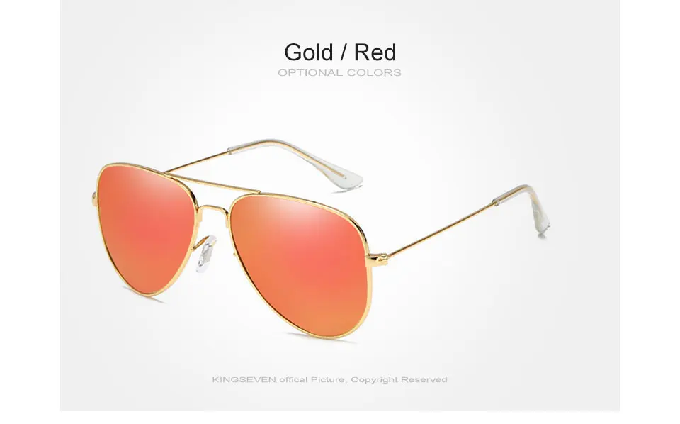 58mm Retro Classic Sunglasses Polarized Women KINGSEVEN Brand Female Sun glasses For Women 2019 Fashion Oculos Designer Shades 11