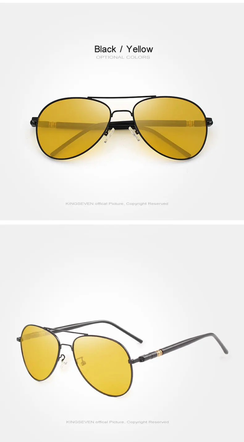 2018 Mens Polarized Night Driving Sunglasses Men Brand Designer Yellow Lens Night Vision Driving Glasses Goggles Reduce Glare 18