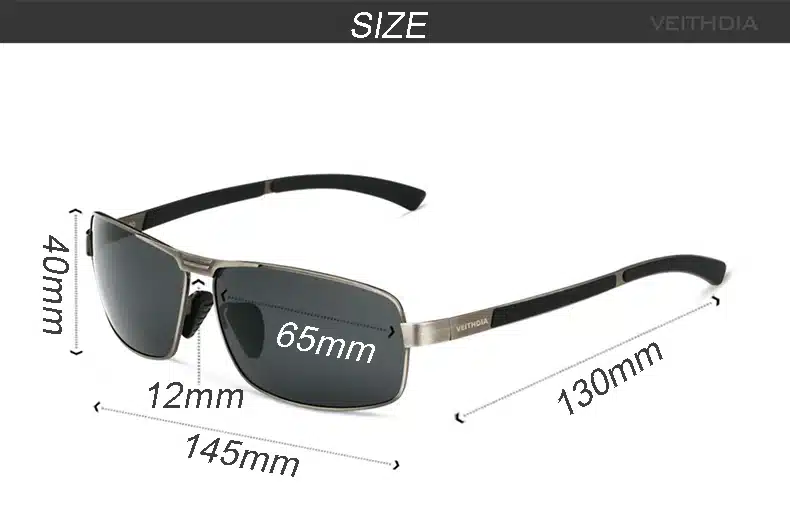 VEITHDIA Brand Men's Sunglasses Polarized Sun Glasses oculos de sol masculino Eyewear Accessories For Men 2490 19