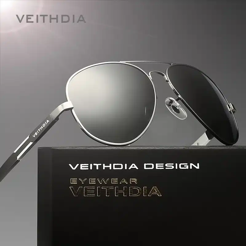 VEITHDIA Aluminum Magnesium Men's Sunglasses Polarized Sun Glasses Male Classic Eyewears Accessories Men Oculos de grau 6695 11