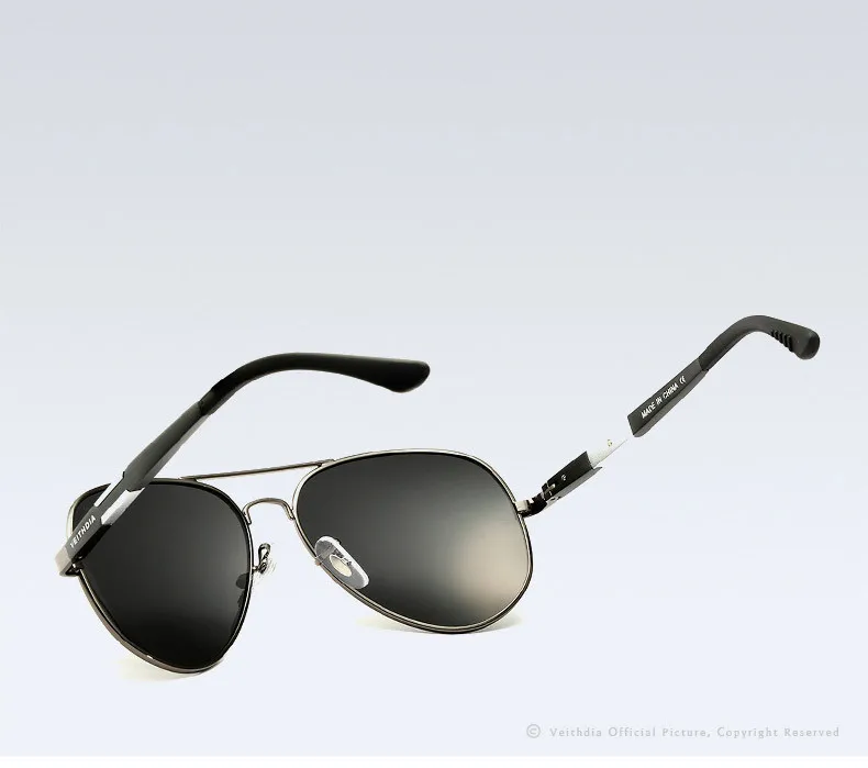 VEITHDIA Aluminum Magnesium Men's Sunglasses Polarized Sun Glasses Male Classic Eyewears Accessories Men Oculos de grau 6695 31