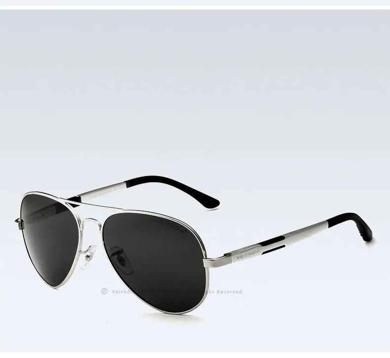 VEITHDIA Aluminum Magnesium Men's Sunglasses Polarized Sun Glasses Male Classic Eyewears Accessories Men Oculos de grau 6695 37