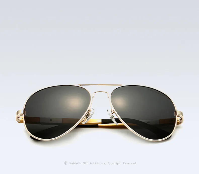 VEITHDIA Aluminum Magnesium Men's Sunglasses Polarized Sun Glasses Male Classic Eyewears Accessories Men Oculos de grau 6695 39