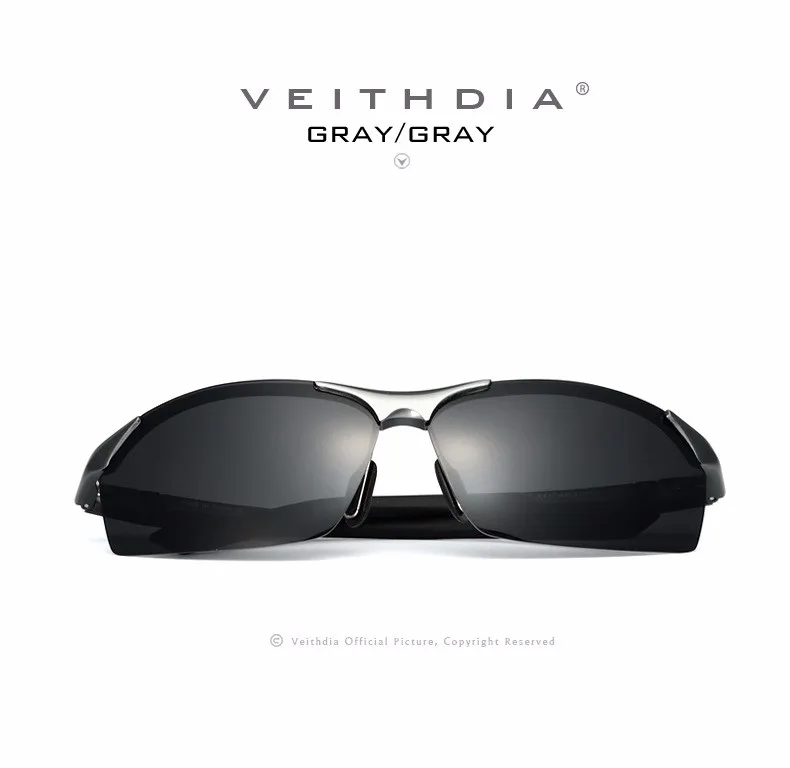 VEITHDIA Polarized Sunglasses Men New Arrival Brand Designer Sun Glasses With Original Box gafas oculos de sol masculino 6589 24