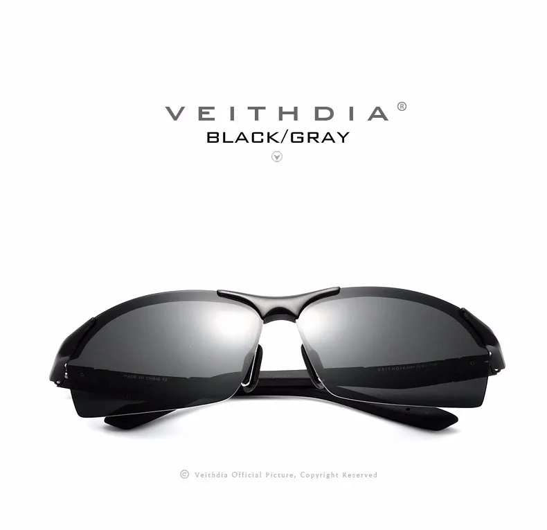 VEITHDIA Polarized Sunglasses Men New Arrival Brand Designer Sun Glasses With Original Box gafas oculos de sol masculino 6589 26