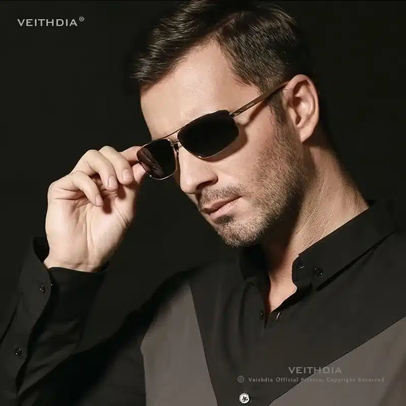 VEITHDIA Brand Designer Sunglasses Men HD Polarized Lens Male Sun Glasses Eyewear Accessories gafas oculos de sol masculino 2458 12