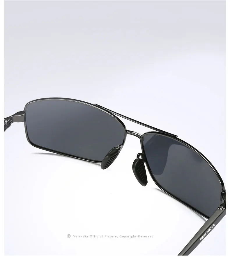 VEITHDIA Brand Designer Sunglasses Men HD Polarized Lens Male Sun Glasses Eyewear Accessories gafas oculos de sol masculino 2458 22