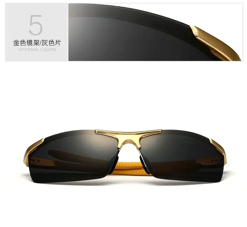 VEITHDIA Aluminum Magnesium Sport Sunglasses Polarized Men Coating Mirror Driving Sun Glasses oculos Male Eyewear Accessories 16