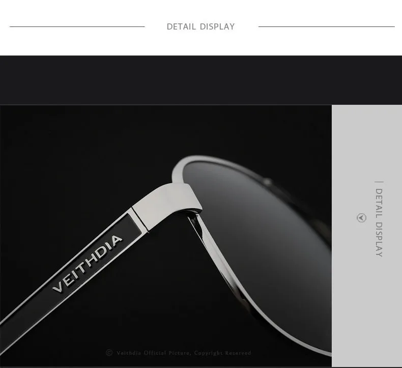 VEITHDIA Brand Designer Polarizerd Sunglasses Men Glass Mirror Green Lense Vintage Sun Glasses Eyewear Accessories Oculos 3152 20