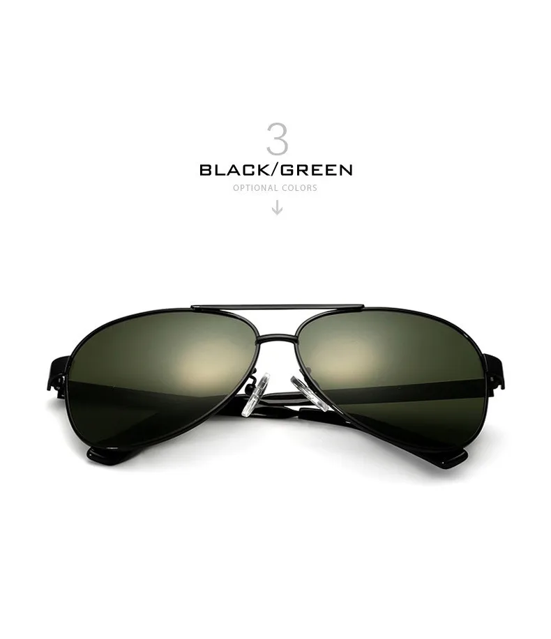 VEITHDIA Brand Designer Polarizerd Sunglasses Men Glass Mirror Green Lense Vintage Sun Glasses Eyewear Accessories Oculos 3152 31
