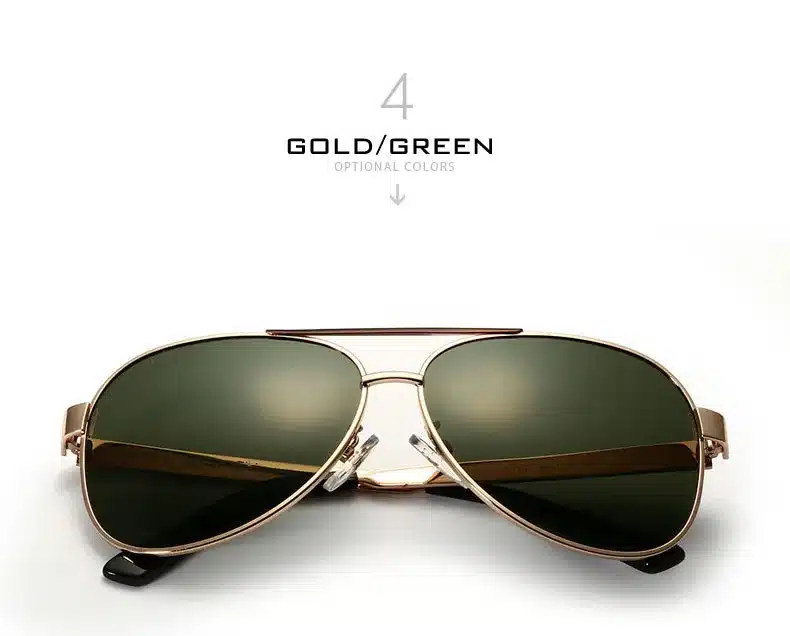 VEITHDIA Brand Designer Polarizerd Sunglasses Men Glass Mirror Green Lense Vintage Sun Glasses Eyewear Accessories Oculos 3152 33