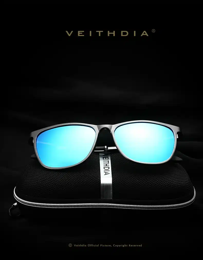 VEITHDIA Retro Aluminum Magnesium Brand Men's Mirror Sunglasses Polarized Lens Vintage Eyewear Driving Sun Glasses For Men 6623 3