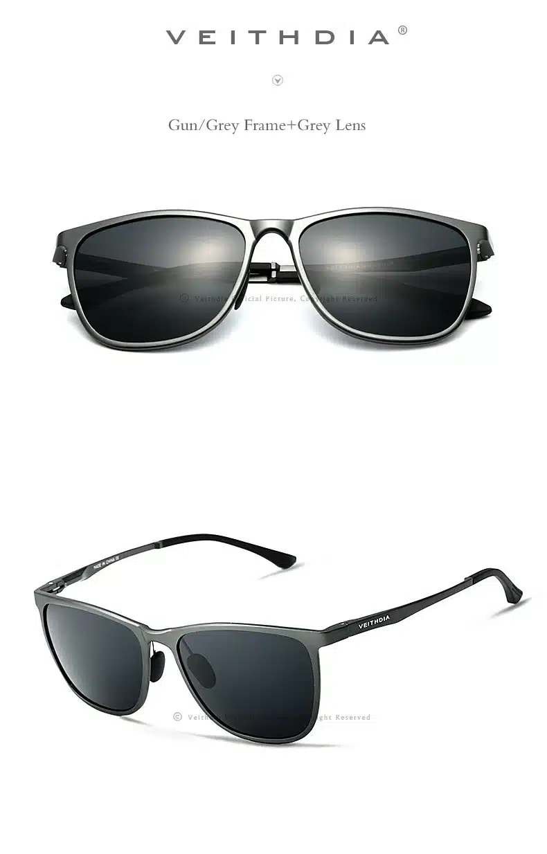 VEITHDIA Retro Aluminum Magnesium Brand Men's Mirror Sunglasses Polarized Lens Vintage Eyewear Driving Sun Glasses For Men 6623 8