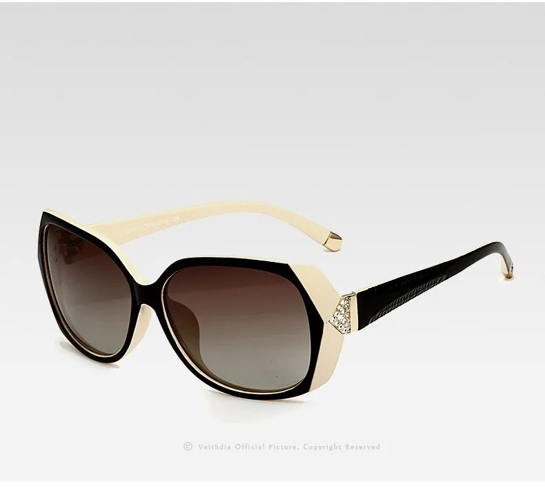 VEITHDIA Women Fashion Big Oversize Sunglasses Polarized Sun Glasses Ladies Vintage oculos de sol feminino For Women VT7011 18