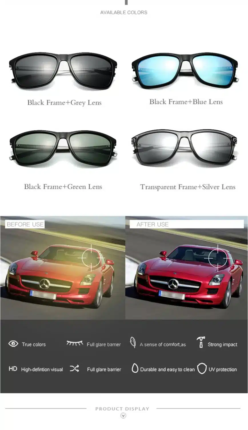 VEITHDIA Brand Unisex Retro Aluminum+TR90 Sunglasses Polarized Lens Vintage Eyewear Accessories Sun Glasses For Men/Women 6108 13