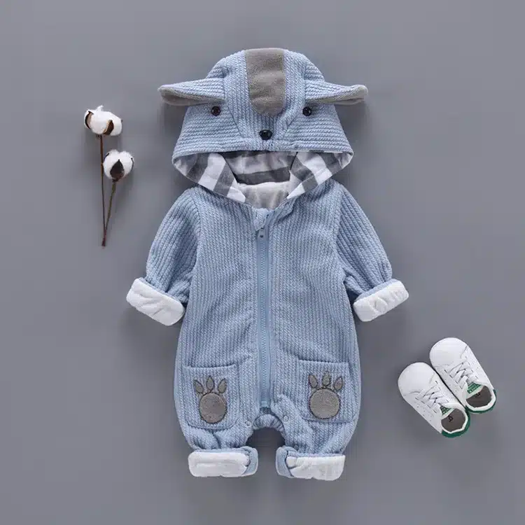 Newbrown Autumn & Winter Newborn Infant Baby Clothes Jumper Boys Romper Hooded Jumpsuit Outfits Baby Bebe Menino Macacao 11