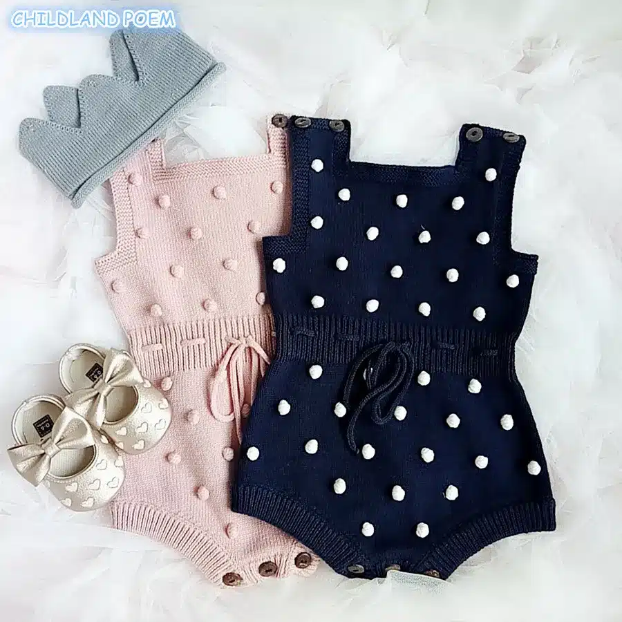 Baby Knitted Clothes Autumn Knit Baby Rompers Girl Pompom Baby Girl Romper Boys Jumpsuit Overall Newnborn Infant Baby Clothes 10